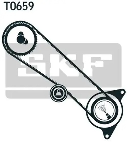 Timing belt kit - , rounded