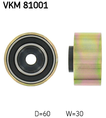 New deflection guide pulley - new,